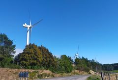 Wind turbines, Pahiatua Track